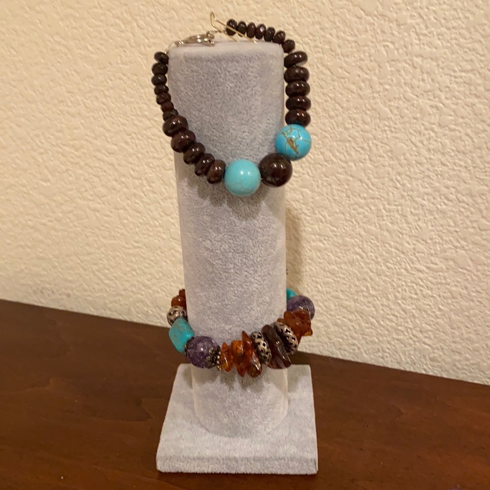 Bracelets, set of two.